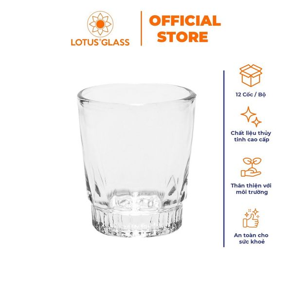  Bộ 12 cốc rượu thủy tinh Lotus Glass VTC019 