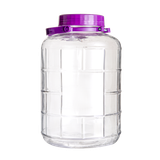 Bình ngâm sọc vuông quai tím Lotus Glass VTC098 