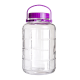  Bình ngâm sọc vuông quai tím Lotus Glass VTC098 
