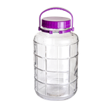  Bình ngâm sọc vuông quai tím Lotus Glass VTC098 