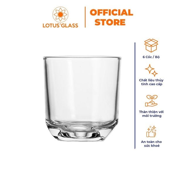  Bộ 6 cốc nước giải khát thủy tinh Lotus Glass VTC181 