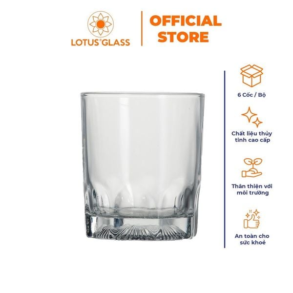  Bộ 6 cốc rượu thủy tinh Lotus Glass VTC182 