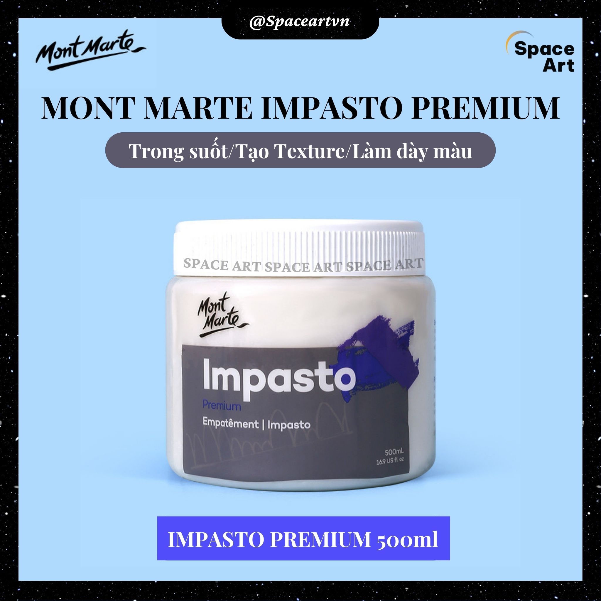 Đất nổi Impasto Mont Marte – Spaceart