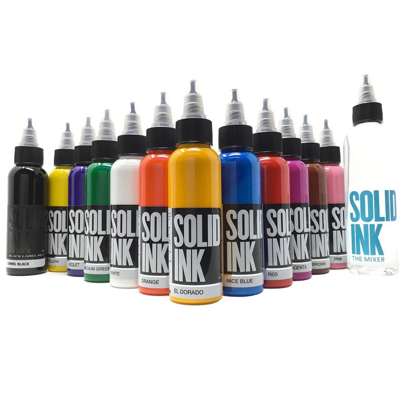  SOLID INK - 12 COLOR SET 1oz 
