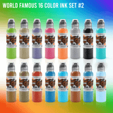 WORLD FAMOUS INK - 16 COLOR INK SET #2 