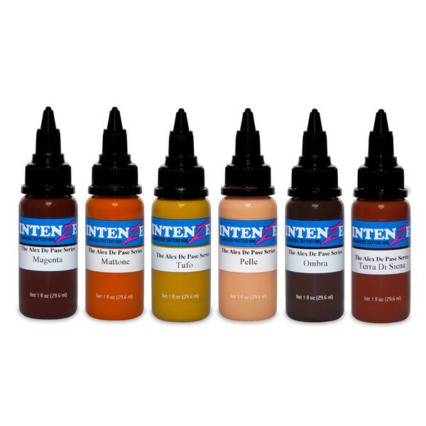INTENZE Alex De Pase Advanced Fleshtone Series Ink Set 1oz – Power ...