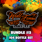  WORLD FAMOUS 104 COLOR 1OZ BOTTLE SET 