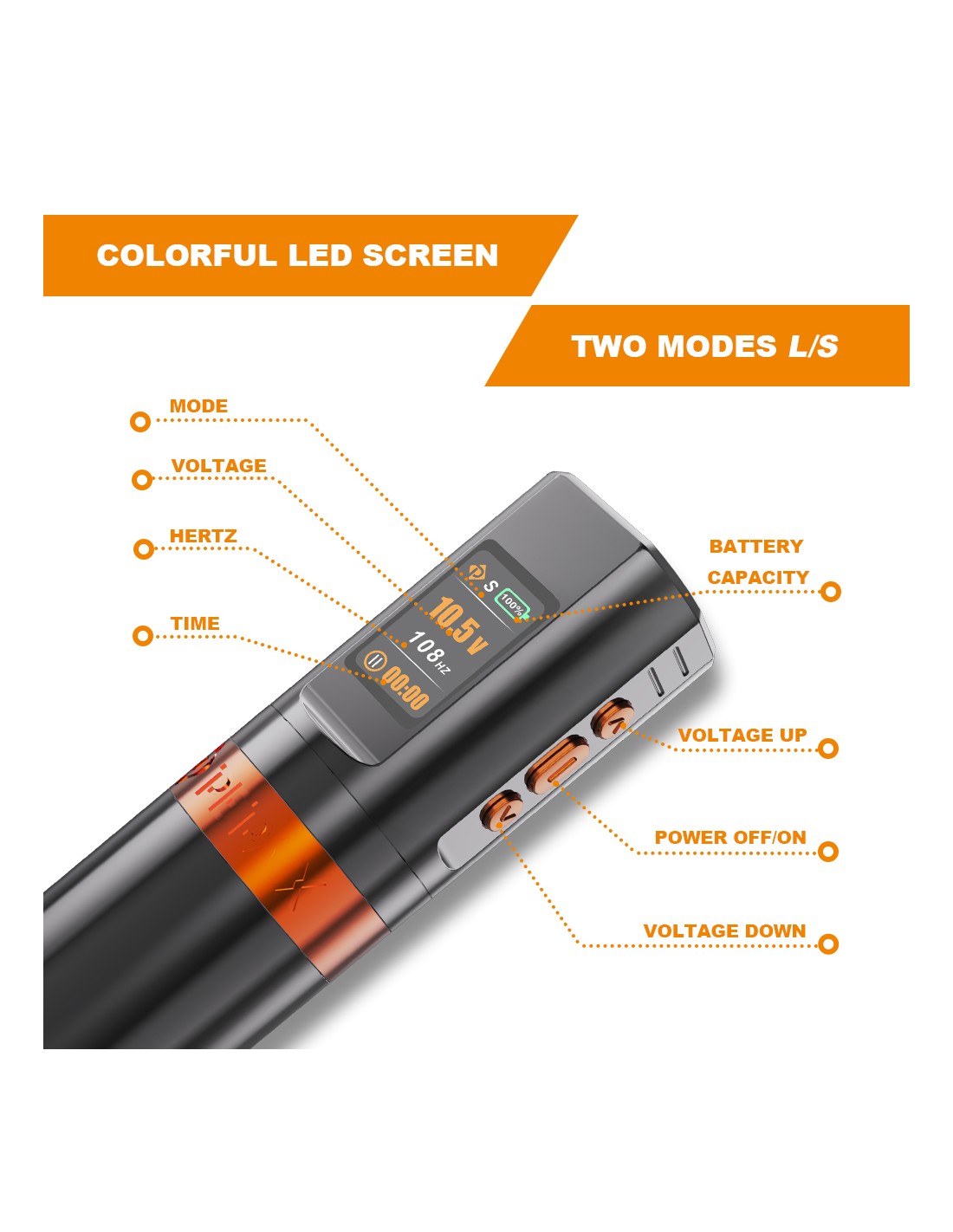 【PEPAX】 Leve H2 Wireless Pen タトゥーマシン PEPAX Leve H2 Wireless Pen Machine – Power Tattoo Supply