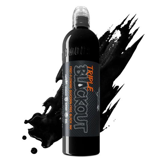 WORLD FAMOUS INK - TRIPLE BLACKOUT 8oz – Power Tattoo Supply