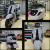  Vespa Sprint Dán Đổi Màu Xám Trắng 