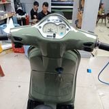  Vespa Dán Decal Xanh Xi Măng Cao Cấp 