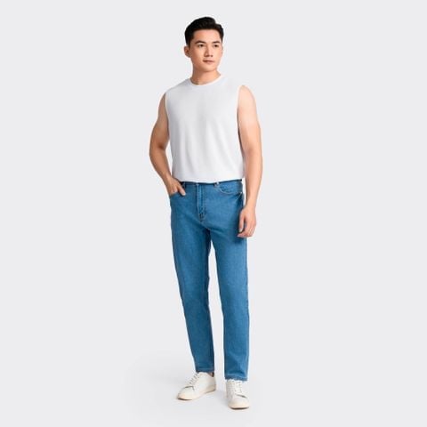 Quần jeans Nam Insidemen phom Cropped IJN0430Z