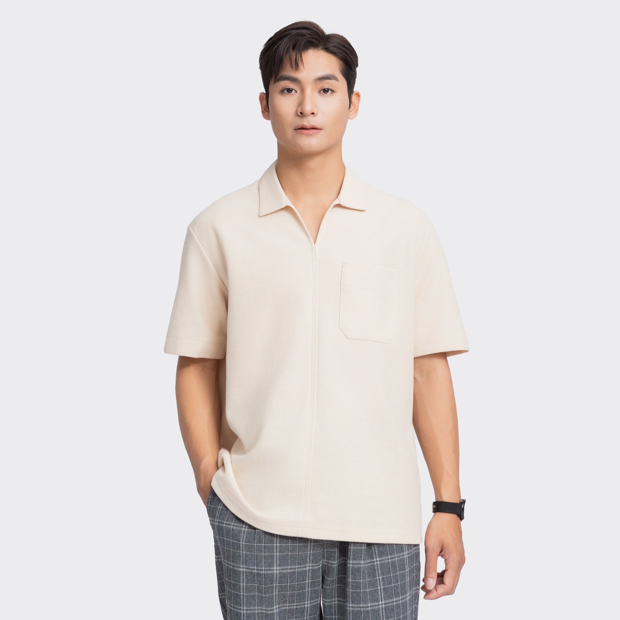  Áo thun polo có cổ ngắn tay Insidemen IPS093S3 