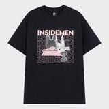  Áo T-shirt Insidemen ITS025S3 màu Đen 