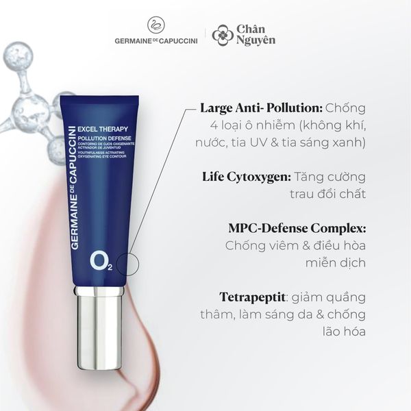  KEM DƯỠNG MẮT GERMAINE DE CAPUCCINI POLLUTION DEFENSE EYE CONTOUR 