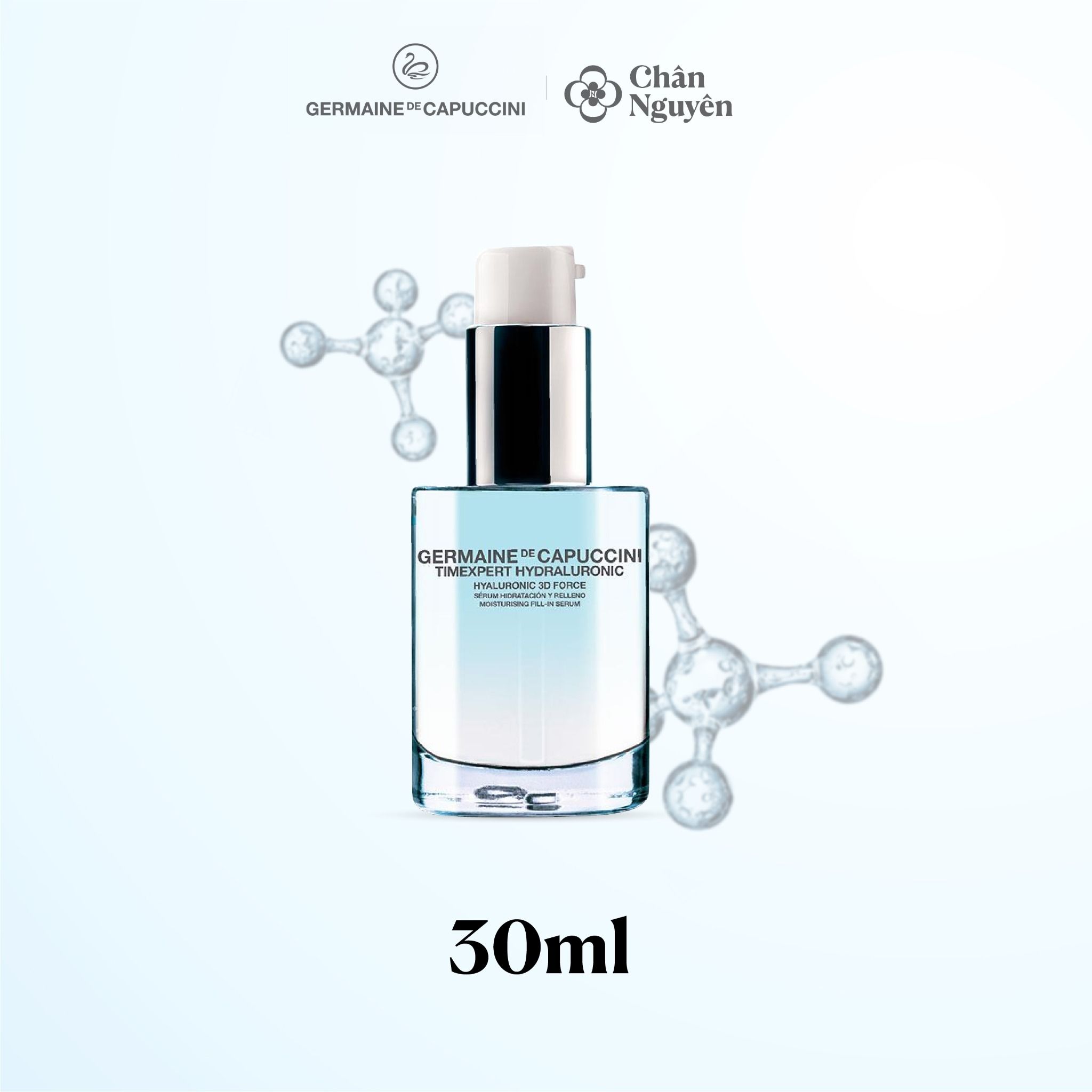  Serum Cấp Nước Đa Tầng Germaine De Capuccini Hydraluronic 3d Force Serum 