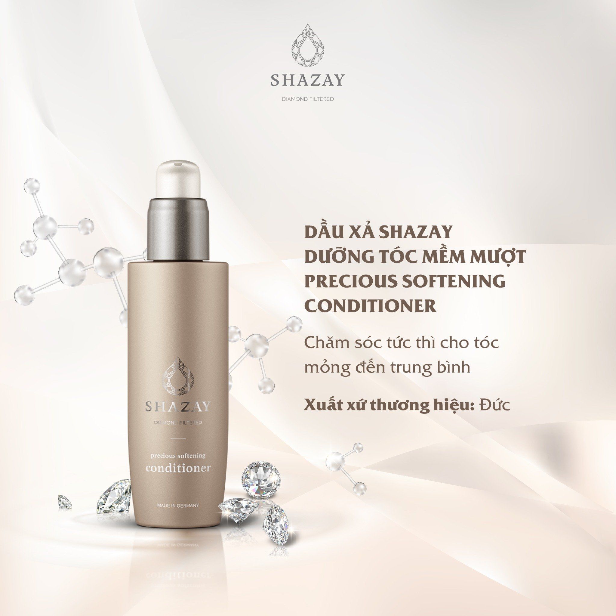  DẦU XẢ SHAZAY DƯỠNG TÓC MỀM MƯỢT - PRECIOUS SOFTENING 