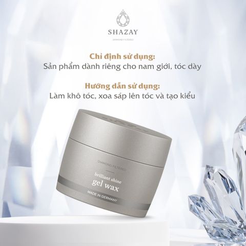  GEL TẠO KIỂU TÓC SHAZAY - BRILLIANT SHINE GEL WAX 