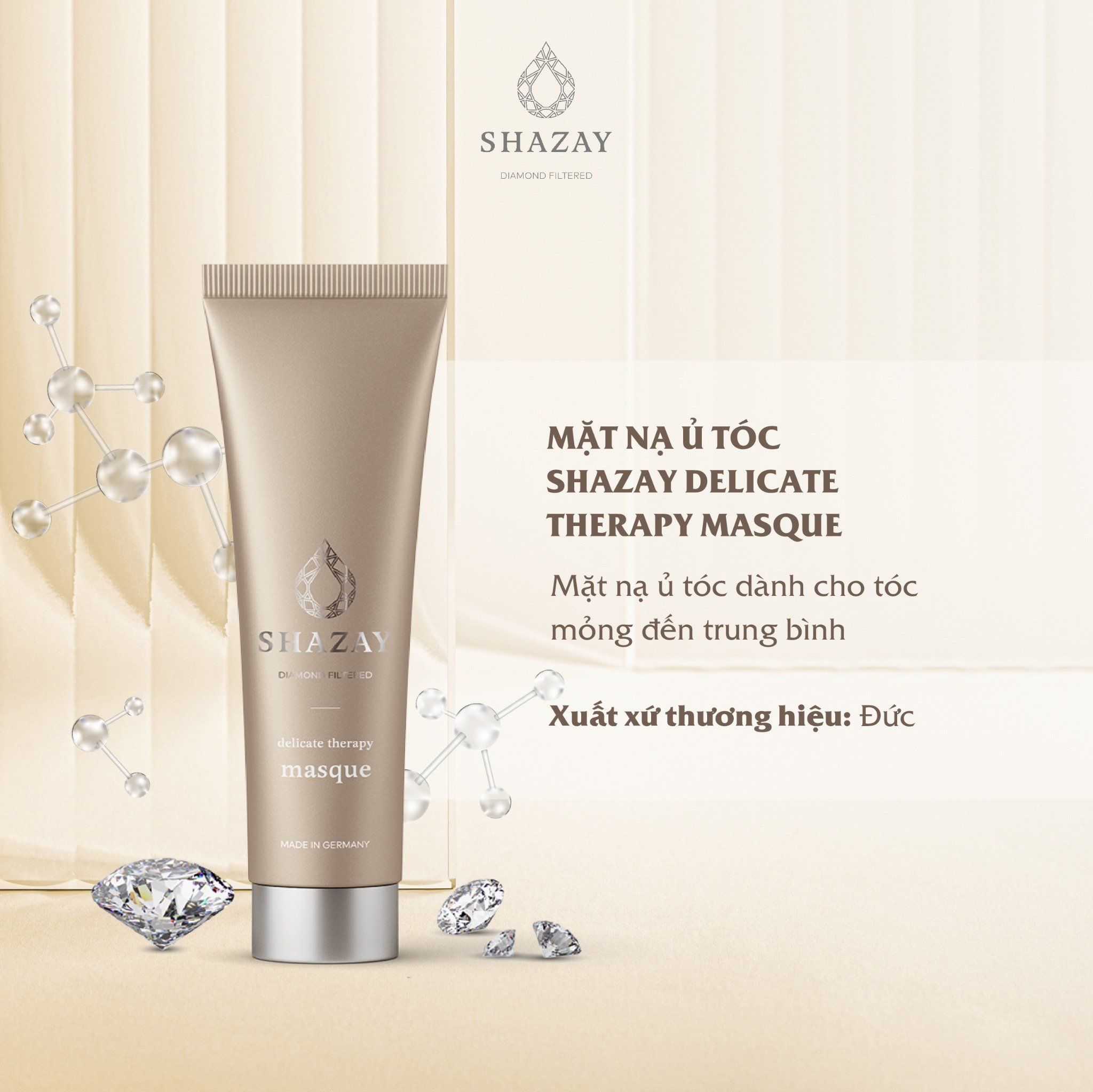  MẶT NẠ Ủ TÓC SHAZAY DELICATE THERAPY MASQUE 