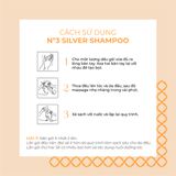  SILVER SHAMPOO - Dầu gội dành cho tóc tẩy, nhuộm sáng màu, khử vàng 
