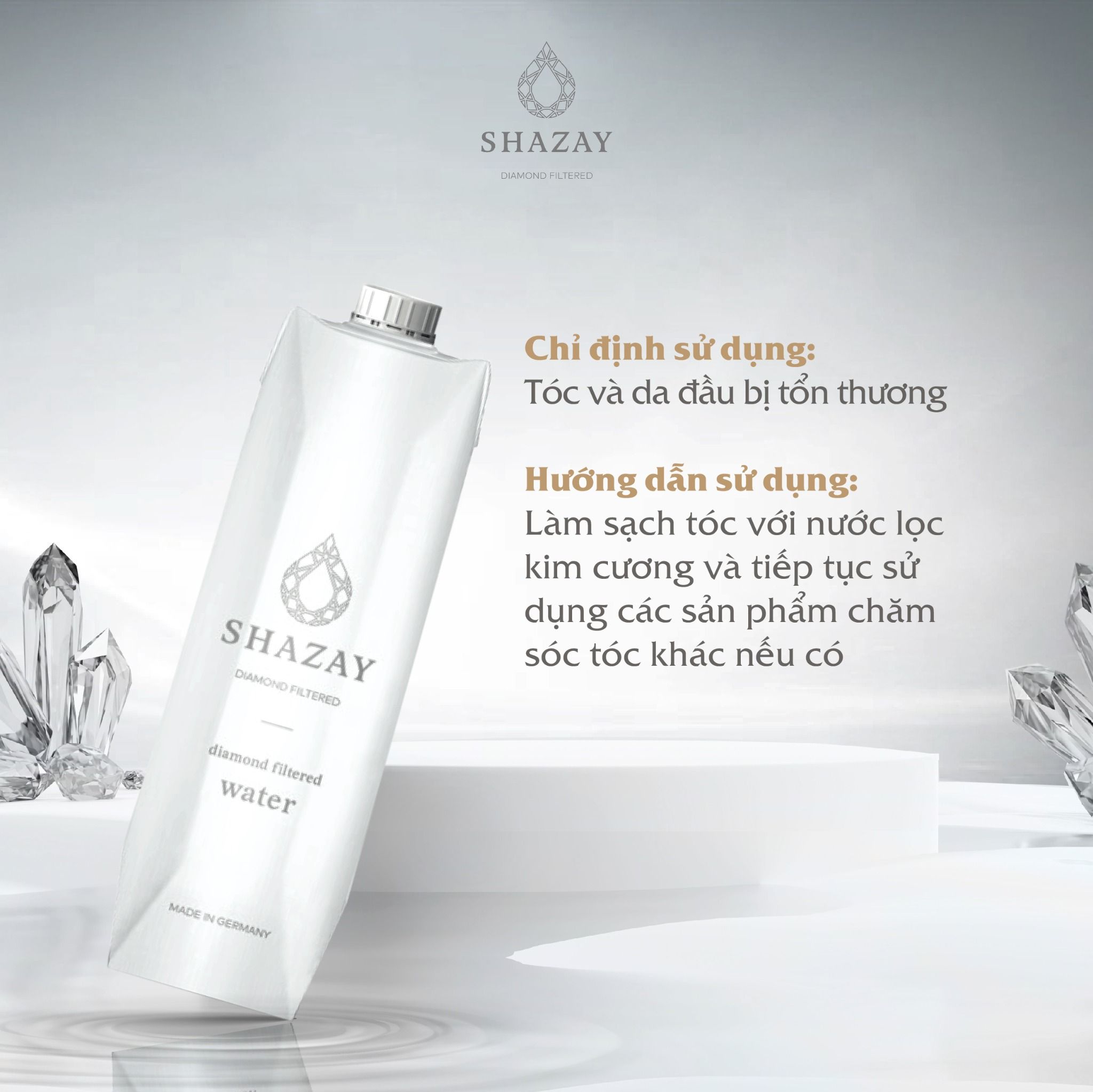  NƯỚC LỌC KIM CƯƠNG SHAZAY - DIAMOND FILTERED WATER 