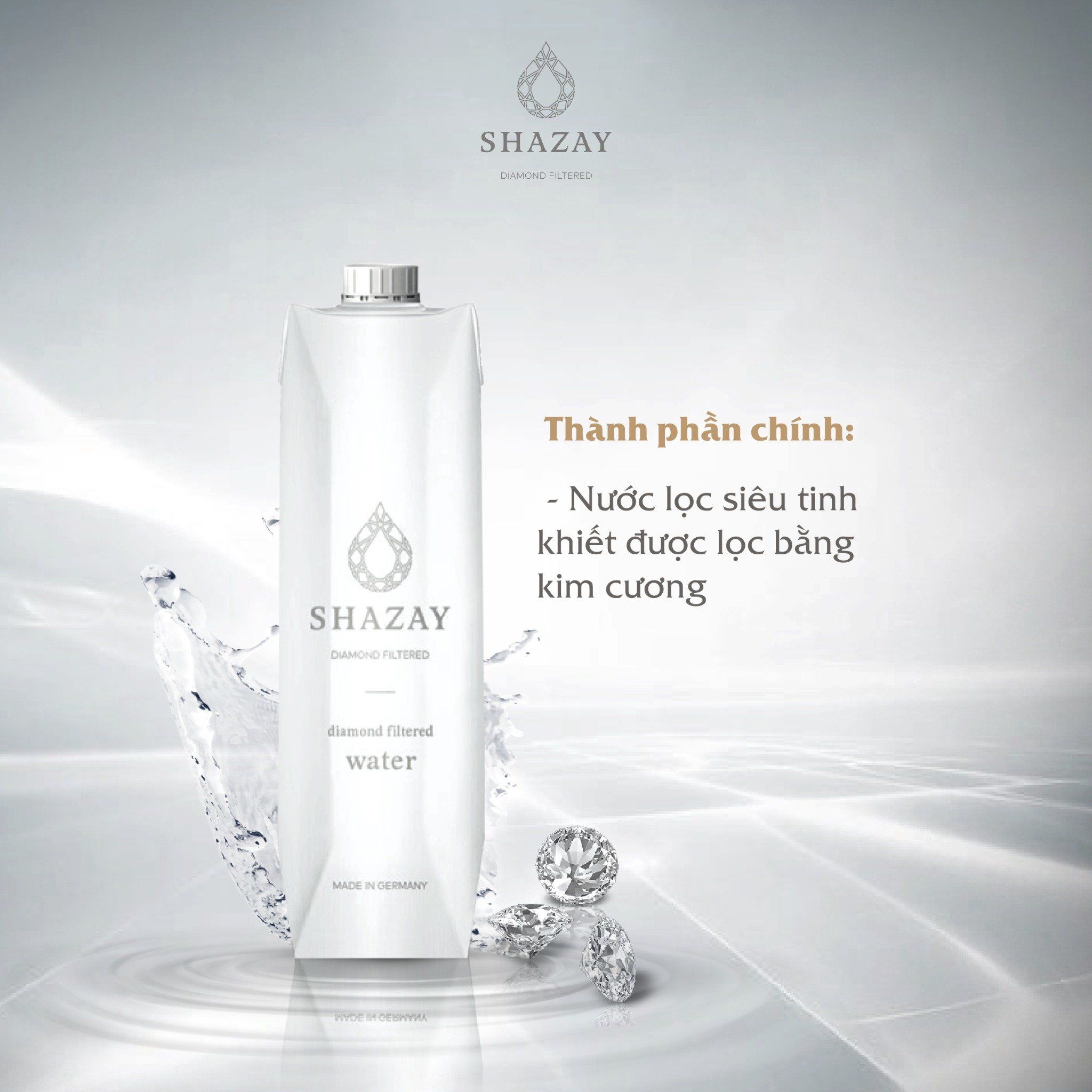  NƯỚC LỌC KIM CƯƠNG SHAZAY - DIAMOND FILTERED WATER 