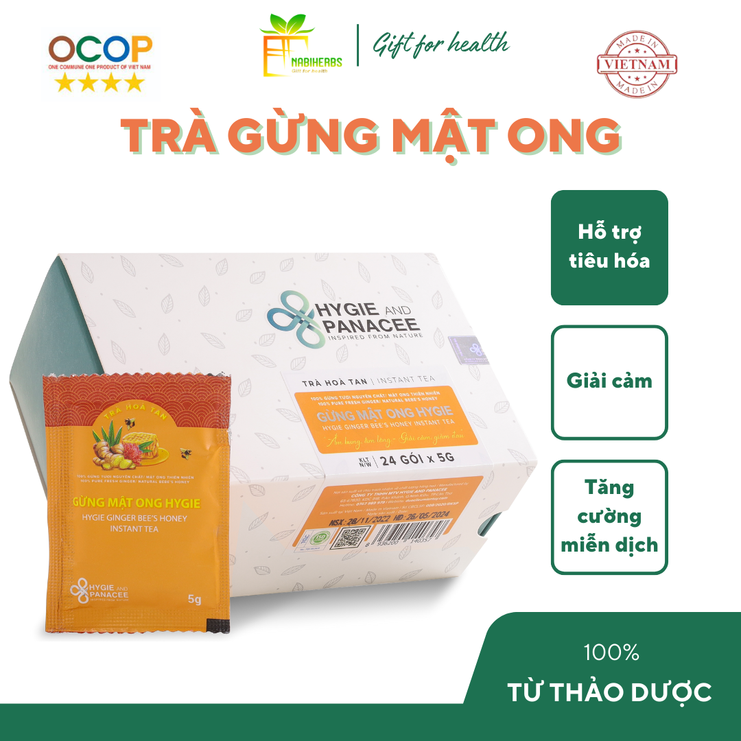  Trà Gừng Mật Ong Hygie 