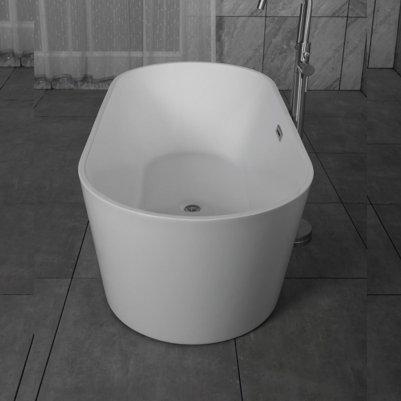 Bathroom Freestanding Acrylic Bathtub CURVED Thiết Bị Vệ Sinh Klaus