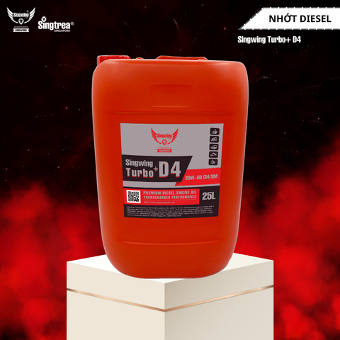 Nhớt động cơ diesel Singwing D4 Turbo+ 20W50 25L
