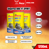  Nhớt xe máy Singtrea 600 Sport 4T 10W40 Lon 1.2L (New) 