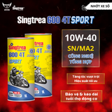  Nhớt xe máy Singtrea 600 Sport 4T 10W40 Lon 1L (New) 