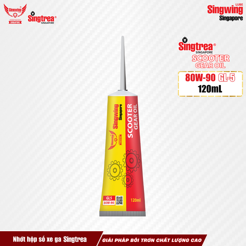 Nhớt hộp số xe tay ga Singtrea Scooter Gear Oil 80W-90 120ML