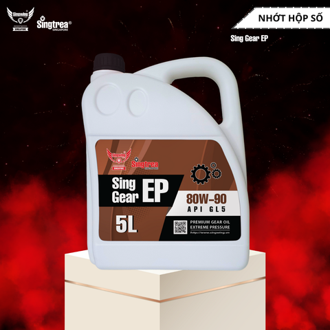 Dầu bánh răng Sing Gear Super EP 80W90 API GL5 5L
