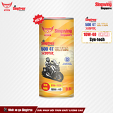  Nhớt xe máy Singtrea 500 4T Scooter Ultra 10W40 Lon 0.8L 