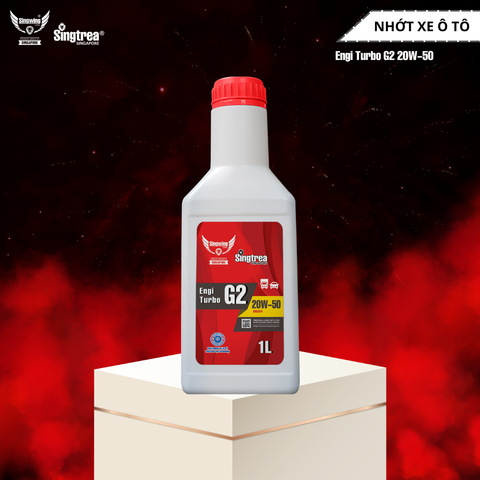 Nhớt xe ô tô SINGTREA ENGI TURBO G2 20W50 SM/CF4 1L