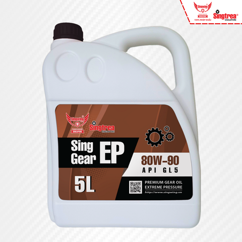 Dầu bánh răng Sing Gear Super EP 80W90 API GL5 5L