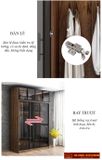  Tủ quần áo cánh kính lùa hiện đại DTA14 