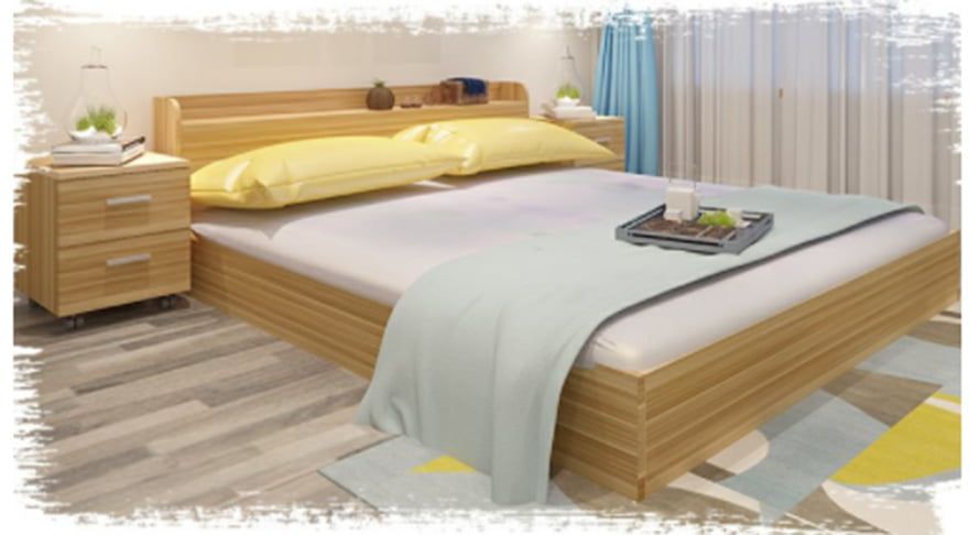  Giường gỗ công nghiệp MDF thiết kế đa năng DGN05 