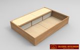  Giường ngủ gỗ tự nhiên thiết kế thông minh DGN09 