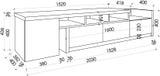  Kệ tivi Modul gỗ công nghiệp DTV23 