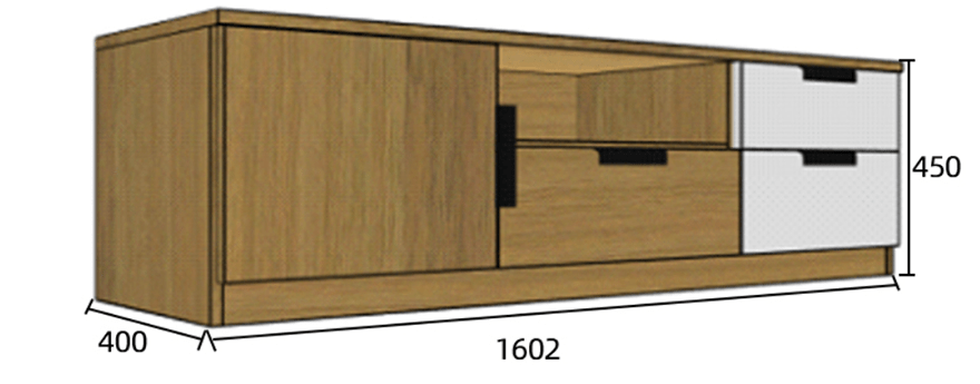  Kệ tivi phòng khách phong cách hiện đại bằng gỗ DTV13 