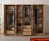  Tủ quần áo gia đình bằng gỗ thiết kế đẹp DTA05 
