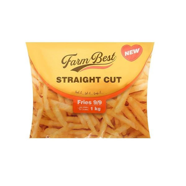  Khoai tây cắt thẳng đông lạnh Farm Best French Fries Straight Cut 1kg 