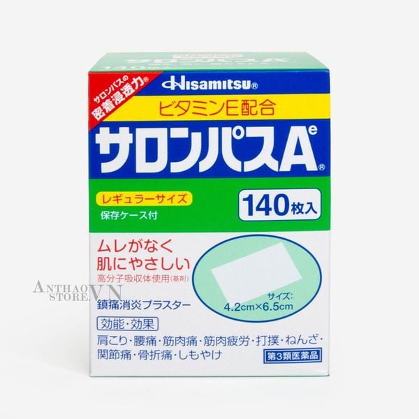  Hộp Miếng Cao dán Salonpad Hisamitsu 140 miếng-JPCD11211123 