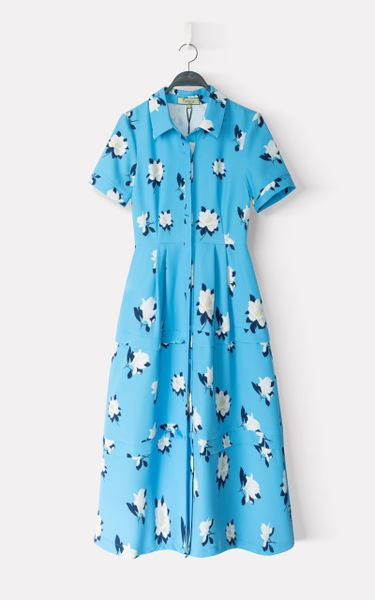  Đầm Katosa Sơ Mi Hoa Sứ Trắng-TPSXD1806239 