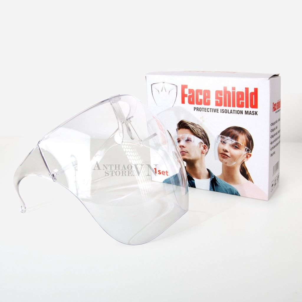 Set Kính Face Shield Gọng Trong Cao Cấp( 2 cái)-TYKF09210922