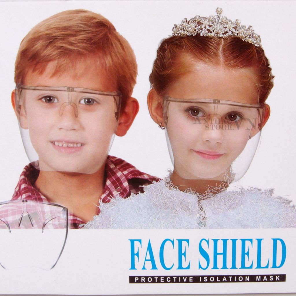 Hộp Kính Bảo Hộ Kèm Gọng Kính Trong Baby Face Shield (1) - 220821KFSB