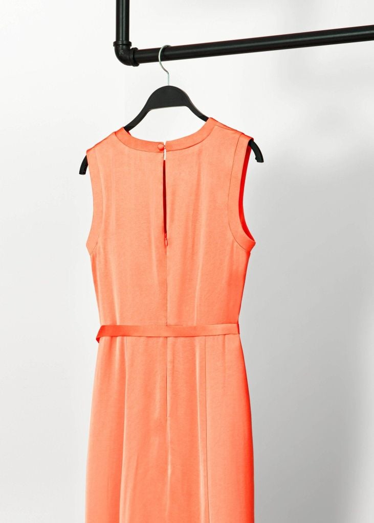 Đầm Vnxk MG Lụa Cổ Tròn -SXDT090822