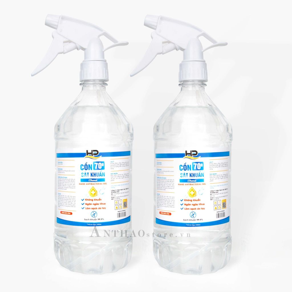 Set Cồn Hồng Phát 70 độ 1000ml(2 chai)-TYCHP09210922