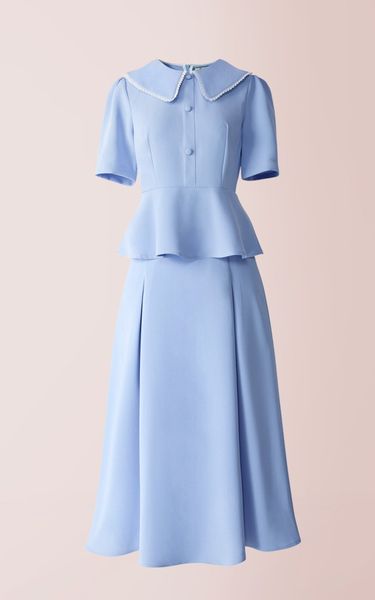  Set Katosa Áo Cổ Sen Chân Váy Xòe-KTS23605 